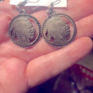 EJC 97 indianhead earrings
